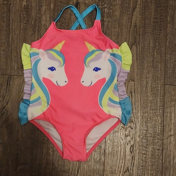 Colorful Unicorn Swimsuit for Kids - Picture 1 of 2